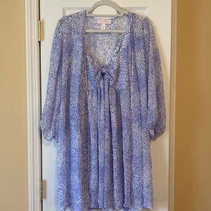 Oscar de la Renta Nightie and Matching Robe